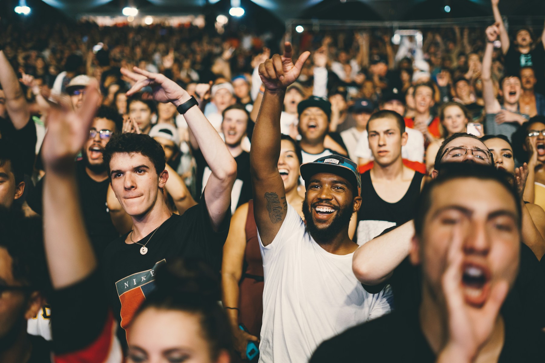Audience attending a live event